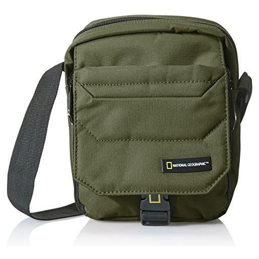 National geographic pro borsa a tracolla con tasca anteriore aggiornabile utility bag, khaki, 