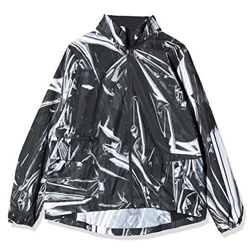 Nike - giacca da donna shld hd fl pr, donna, giacca da donna. , bv4387, nero/argento lucido, s