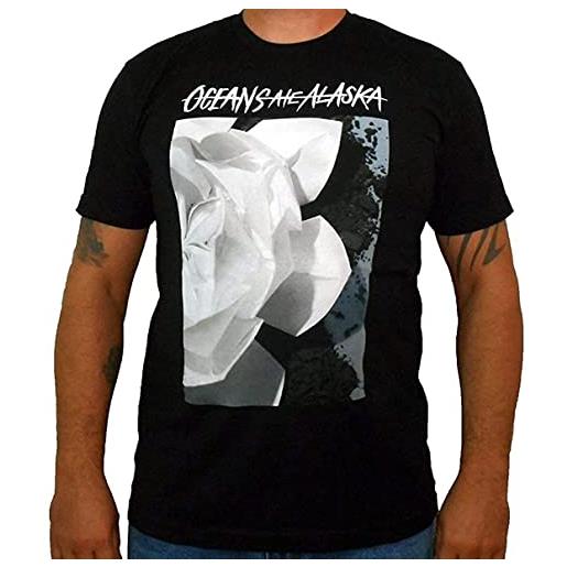 elect men's oceans ate alaska flower tee fashion t-shirt camicie e t-shirt(large)