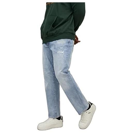 JACK & JONES jjiglenn fox ra 707 noos jeans, blu denim, 39 uomo