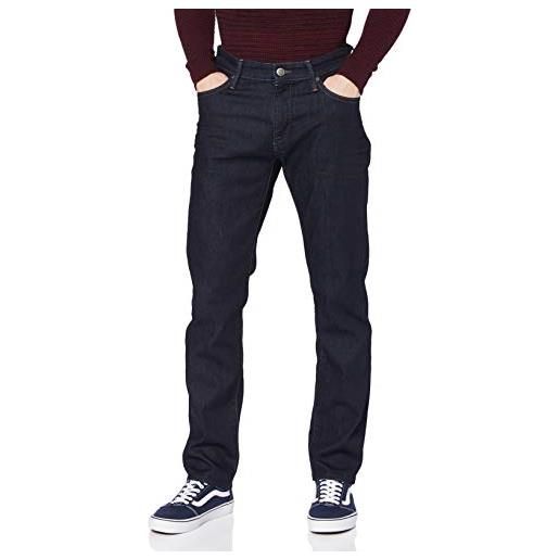 Mavi marcus jeans straight, blau (rinse comfort 23744), 46 it (32w/30l) uomo
