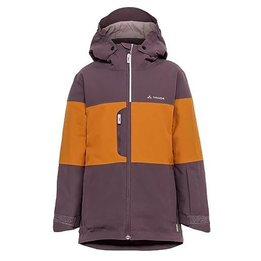 VAUDE giacca da neve per bambini, blackberry/brown, 122-128 unisex-adulto