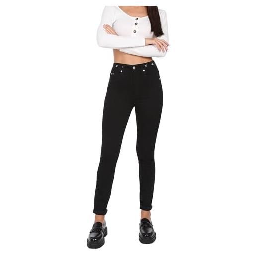 Calvin Klein Jeans high rise skinny j20j219522 pantaloni, denim (denim rinse), 27w / 30l donna