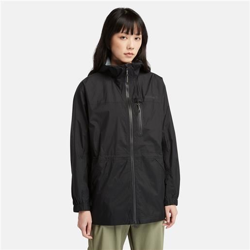 Timberland giacca impermeabile ripiegabile jenness da donna in colore nero colore nero