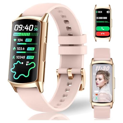 YEDASAH smartwatch uomo donna chiamate, 1.58 orologio digitale monitor del spo2/sonno, 120 modalità sportive, notifiche messaggi, ip68 impermeabile orologio fitness, smart watch per android ios