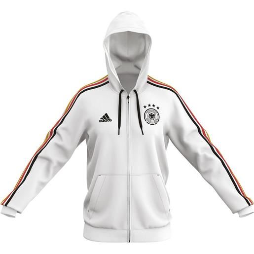 Adidas germany dna 23/24 hoodie bianco 2xl