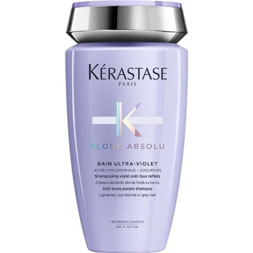 Kérastase kerastase blond absolu bain ultra-violet 250ml - shampoo anti-giallo capelli biondi bianchi decolorati