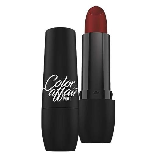 BELLAOGGI rossetto demi-matte color affair mat, the only red