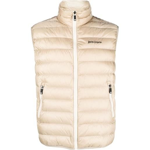 Palm Angels gilet imbottito trapuntato - toni neutri