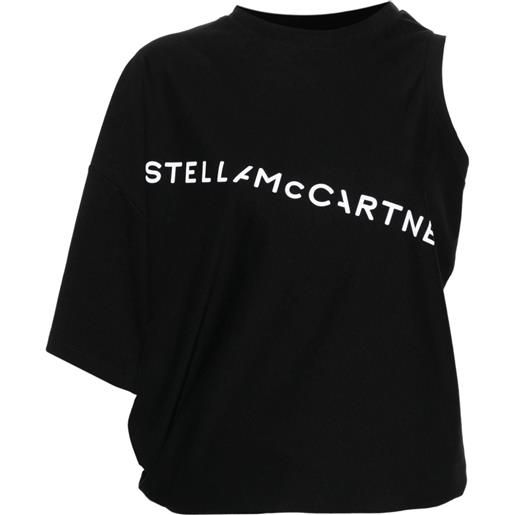 Stella McCartney top asimmetrico - nero