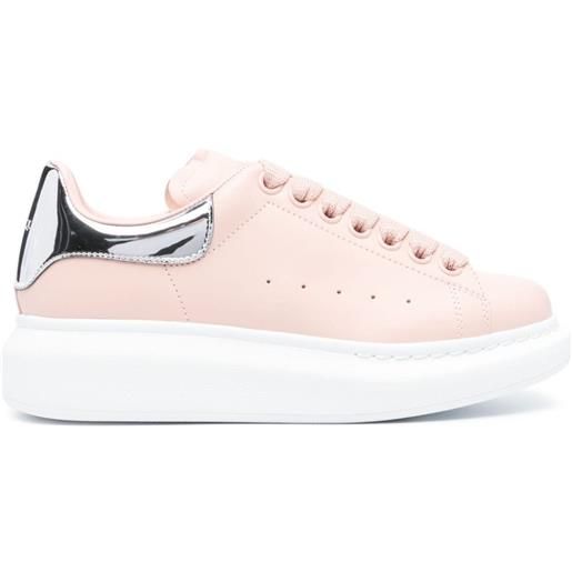 Alexander McQueen sneakers con suola rialzata - rosa
