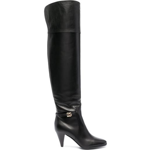 Dolce & Gabbana stivali con fibbia - nero