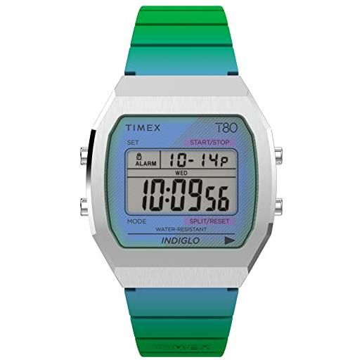 Timex orologio digitale al quarzo unisex-adulto con cinturino in plastica tw2v74500