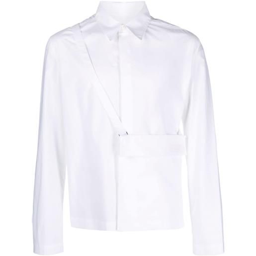 MM6 Maison Margiela camicia con pouch rimovibile - bianco