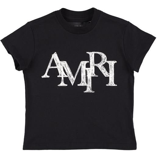AMIRI t-shirt in jersey di cotone con logo