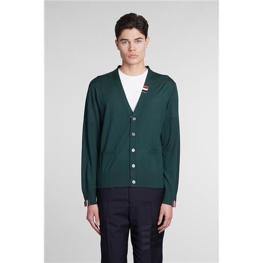 Thom Browne cardigan in lana verde