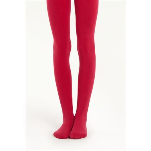 Tezenis collant in cotone basico bimba bambina rosso