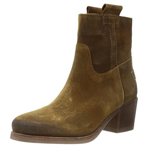Fred de la Bretoniere shabbies amsterdam shs0254, ankle boot 5.5 cm nappa leather donna, black, 38 eu