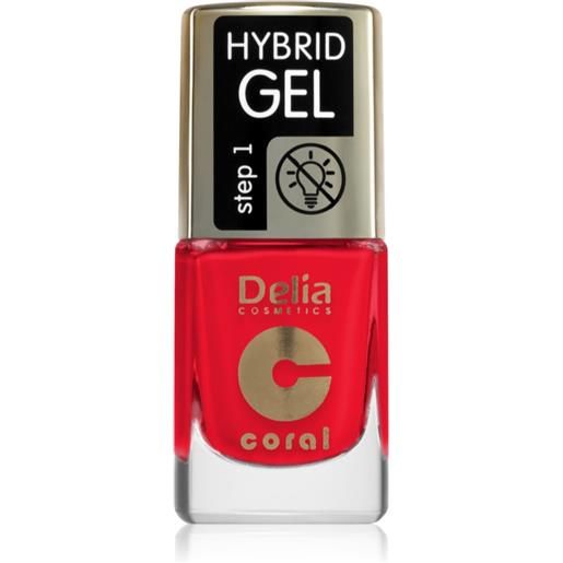 Delia Cosmetics coral hybrid gel 11 ml