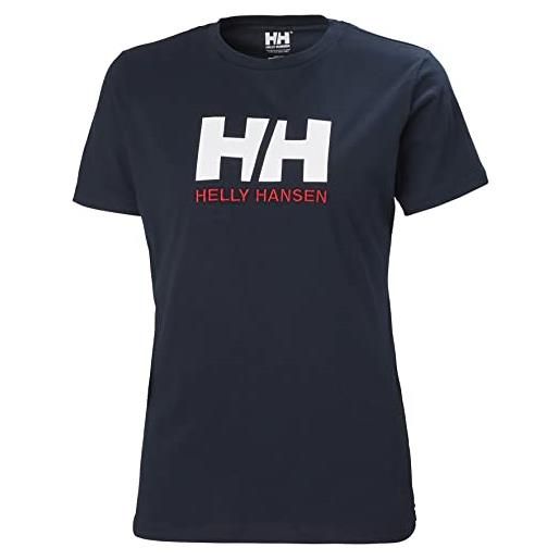 Helly Hansen donna hh logo t-shirt, blu, xl