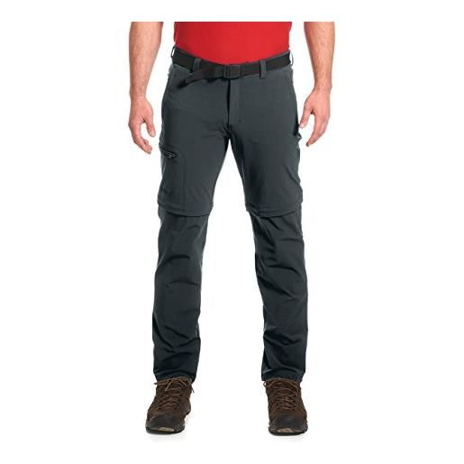 Maier sports hose t-zipp, pantaloni da outdoor con cerniera a t tajo uomo, teak, 29