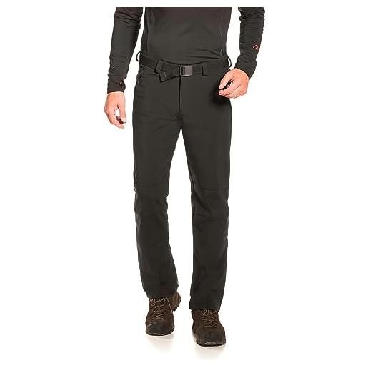 Maier sports softshellhose tech pants m, pantaloni tech pants uomo, nero (black), 62