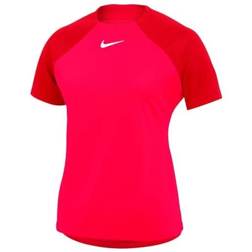 Nike w nk df acdpr ss top k, t-shirt donna, bianco/nero/antracite, xs