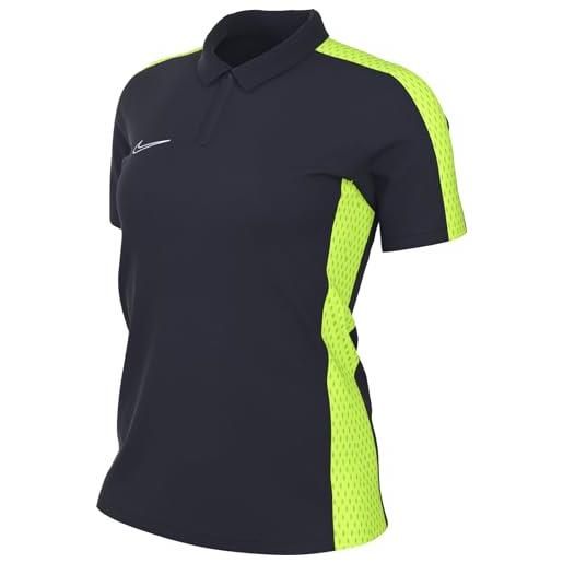 Nike womens short-sleeve polo w nk df acd23 polo ss, wolf grey/black/white, dr1348-012, xl
