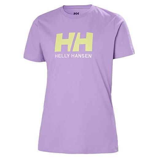 Helly Hansen donna hh logo t-shirt, blu, l