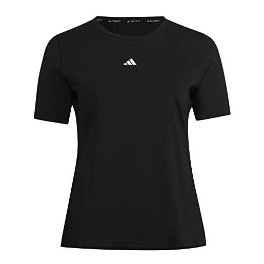 adidas techfit short sleeve training t-shirt (plus size) maglietta donna