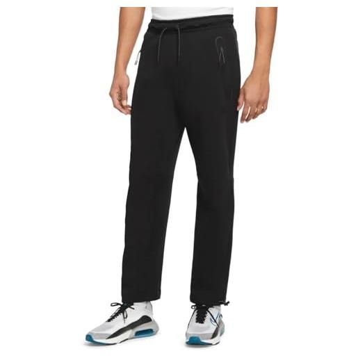 Nike m nsw tch flc pant, pantaloni sportivi uomo, nero (black/black), xxl