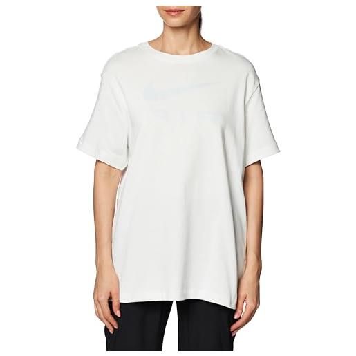 Nike w nsw tee air bf, t-shirt donna, bianco (summit white), m