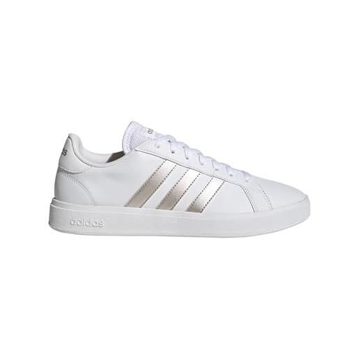 adidas grand court td lifestyle court casual shoes, sneakers donna, core black ftwr white core black, 38 eu