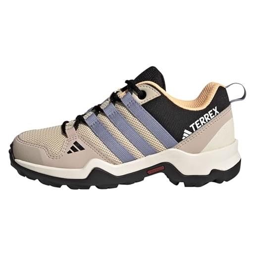 adidas terrex ax2r hiking shoes, sneakers, sand strata silver violet acid orange, 28 eu