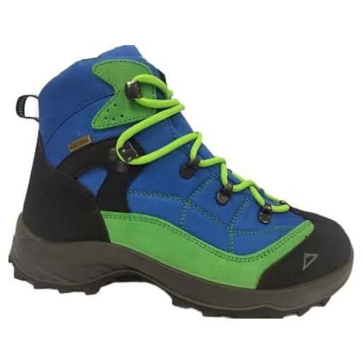 Mc Kinley mc. Kinley multifunktionsschuh eifel aqx jr, scarpe da arrampicata alta unisex-bambini, blu (blue royal/green/bla 900), 35 eu