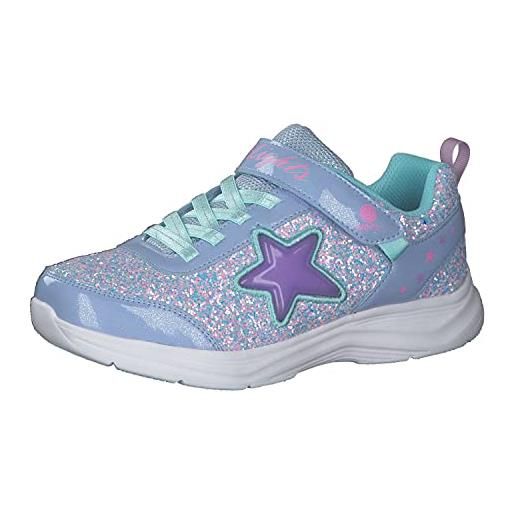 Skechers glimmer kicks starlet shine, scarpe da ginnastica bambine e ragazze, blue purple lvaq, 33.5 eu