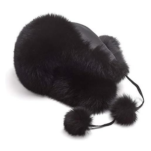 Cozylkx cappello da cacciatore in pelliccia sintetica, cappello in pelliccia sintetica stile russo con paraorecchie cappello da sci da neve in pelliccia sintetica stile russo caldo