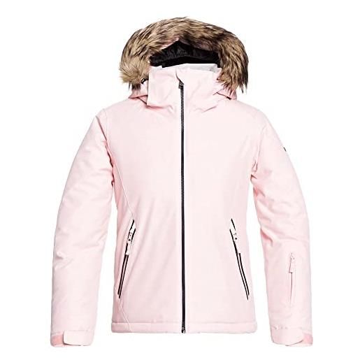 Roxy jet - giacca da neve per ragazza 8-16, per bambine 8-16, colore: rosa