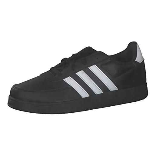 adidas breaknet lifestyle court lace, sneakers unisex - bambini e ragazzi, ftwr white core black core black, 38 eu