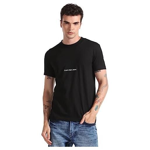 Calvin klein jeans - t-shirt uomo basic slim con logo - taglia s