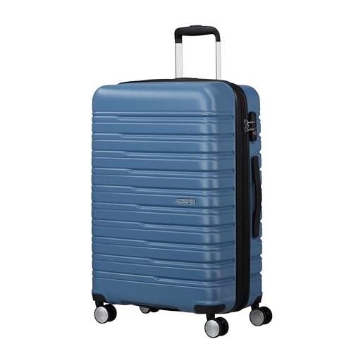 American Tourister flashline - spinner m, valigetta 67 cm, 69/75 l, colore: blu (coronet blue), blu (coronet blue), spinner m (67 cm - 69/75 l), valigie & trolley