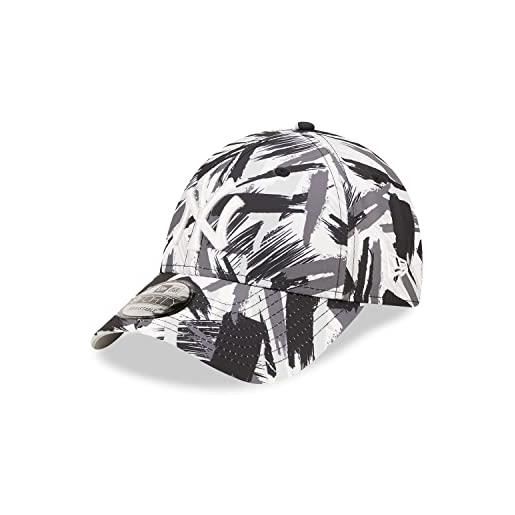 New Era 9forty adjustable cap gebogener schirm strapback york yankees baseball fanartikel grau schwarz - one-size