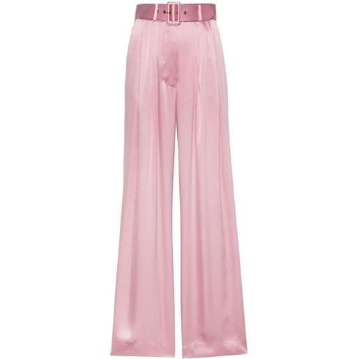ZIMMERMANN belted wide-leg trousers - rosa