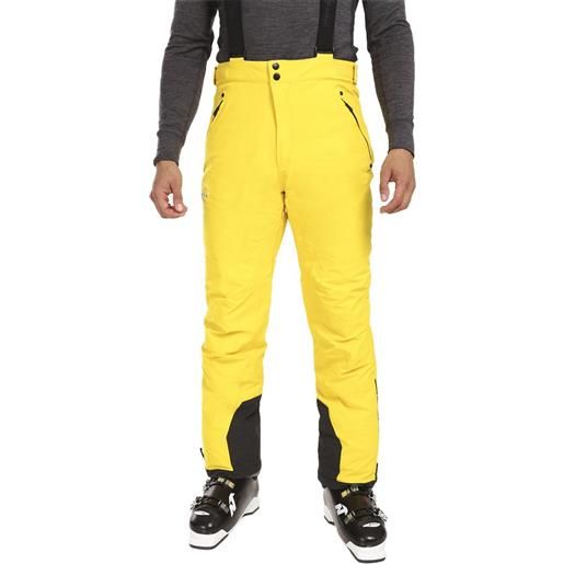 Kilpi methone pants giallo 3xl / regular uomo