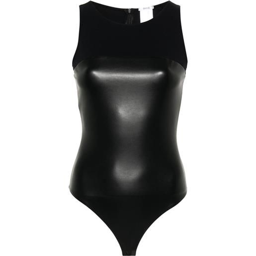 Wolford sleeveless panelled bodysuit - nero