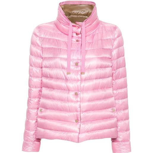Herno high-shine puffer jacket - rosa