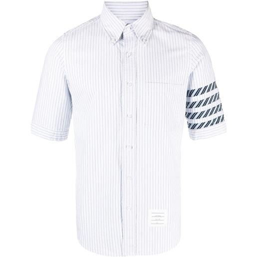 Thom Browne camicia con dettaglio a 4 righe - bianco