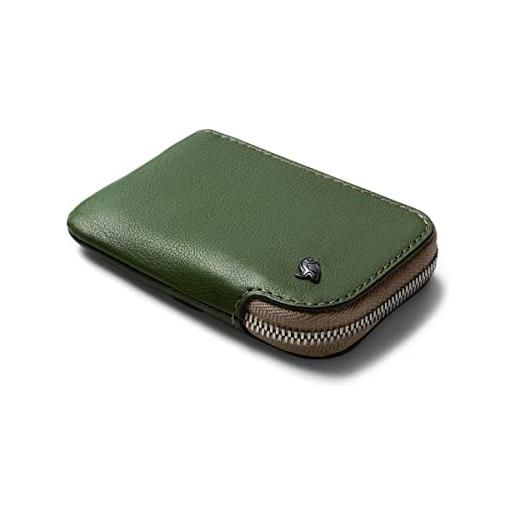 Bellroy portafoglio in pelle card pocket (max. 15 carte e banconote) - ranger. Green
