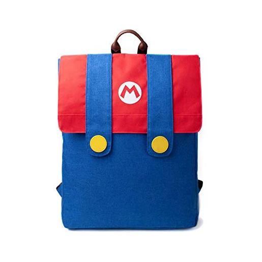 Difuzed sac à dos mario zainetto per bambini, 42 cm, multicolore (bleu et rouge)