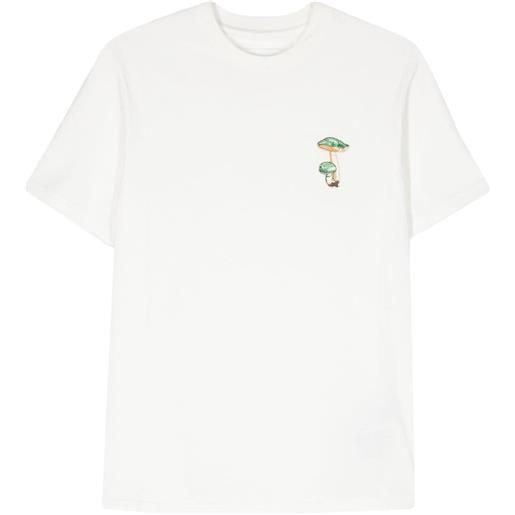 Jil Sander t-shirt con applicazione logo - bianco